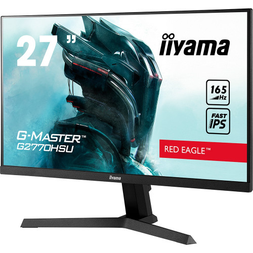 מסך גיימינג IIYAMA G-MASTER G2770HSU-B1 27" 165Hz FHD IPS צבע שחור