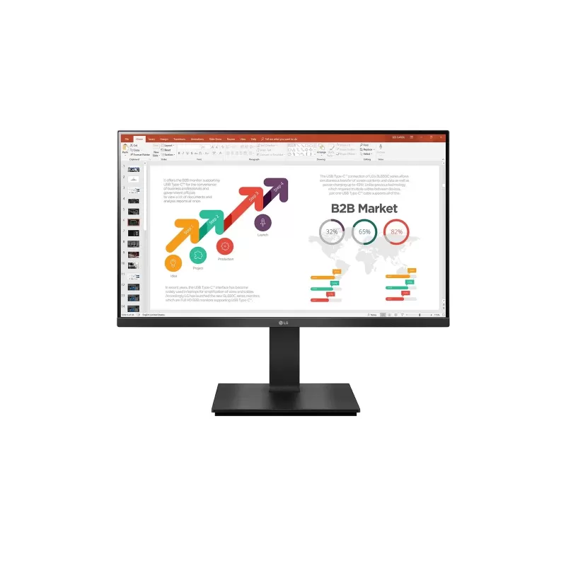 מסך מחשב LG 24BP450Y-B 23.8" IPS FHD 75Hz 5ms 24BP450Y-B צבע שחור - יבואן מקביל
