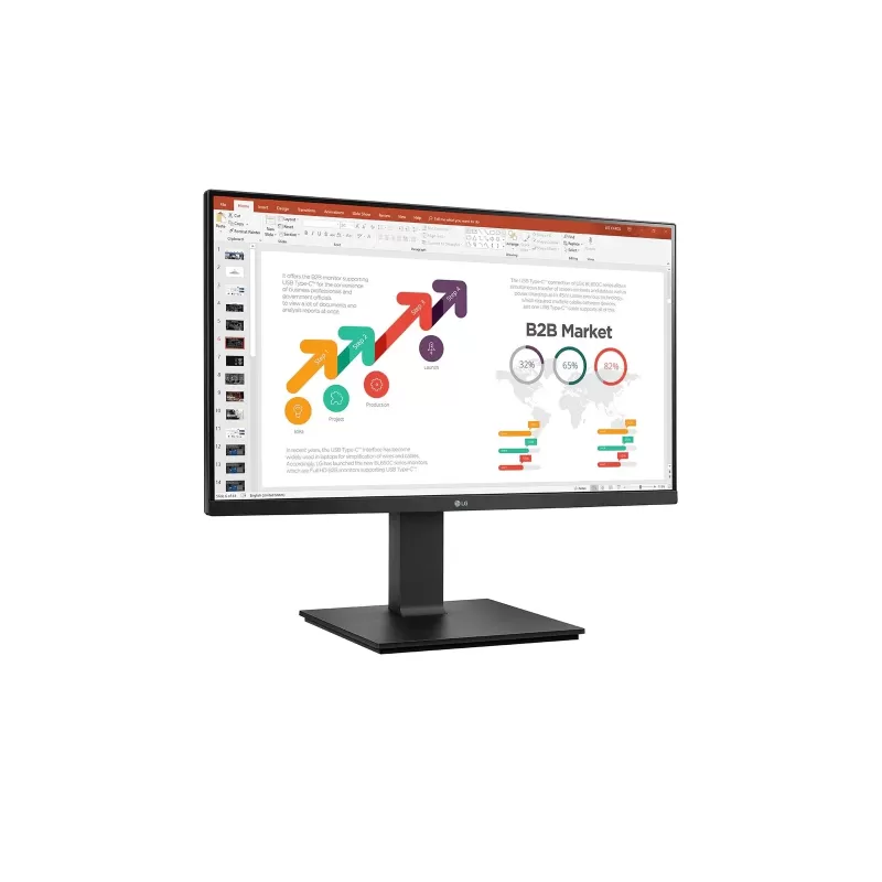 מסך מחשב LG 24BP450Y-B 23.8" IPS FHD 75Hz 5ms 24BP450Y-B צבע שחור - יבואן מקביל