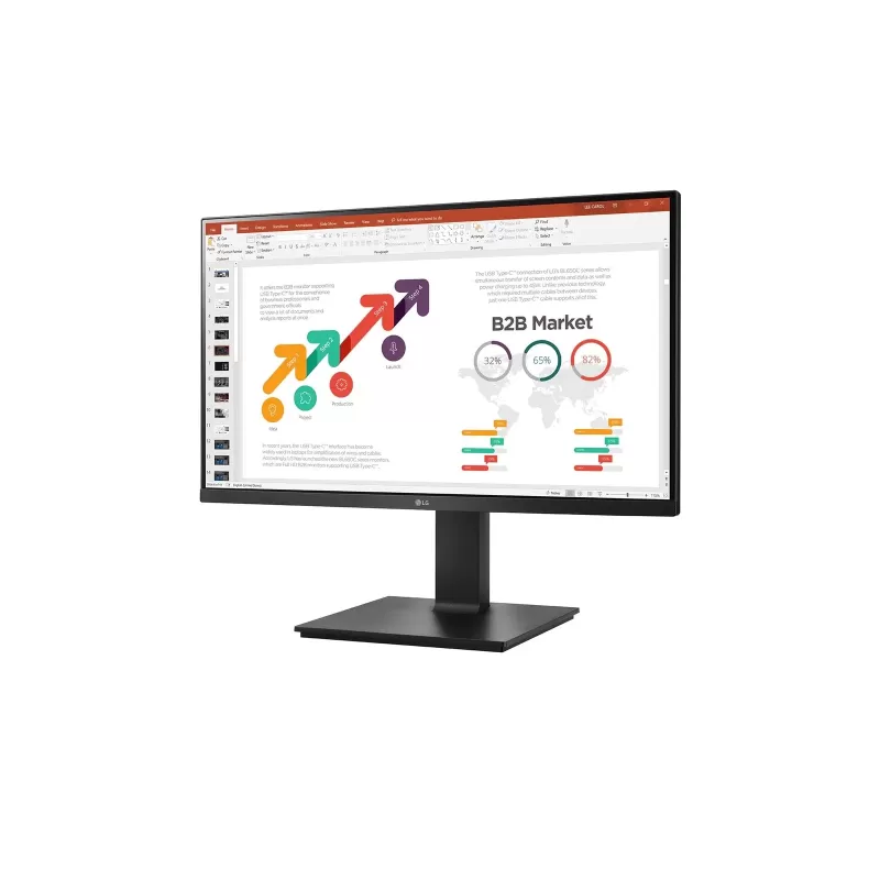 מסך מחשב LG 24BP450Y-B 23.8" IPS FHD 75Hz 5ms 24BP450Y-B צבע שחור - יבואן מקביל