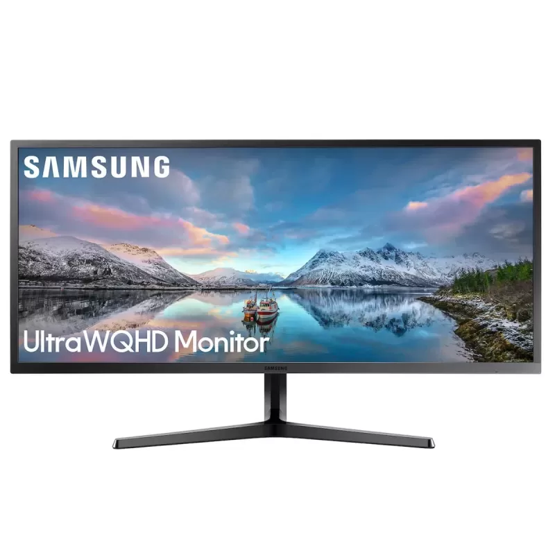 Computer Monitor Samsung 34" S34J550WQR UWQHD 75Hz VA S34J550WQR 2K, QHD Color:black - parallel importer
