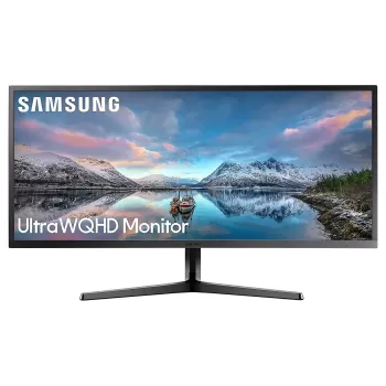 Computer Monitor Samsung 34" S34J550WQR UWQHD 75Hz VA S34J550WQR 2K, QHD Color:black - parallel importer