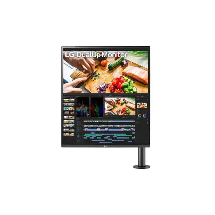 מסך מחשב LG 28MQ780-B 28" SDQHD 60Hz 5ms USB-C PD90W NanoIPS Monitor 28MQ780-B 2K, QHD צבע שחור - יבואן מקביל