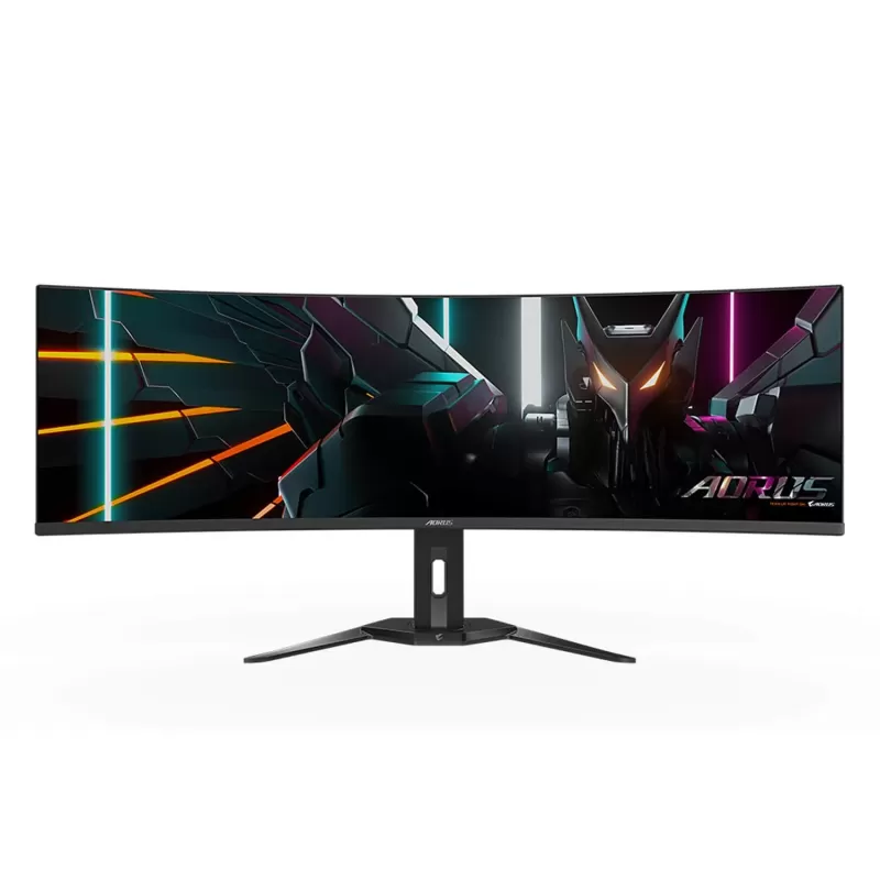 Gaming Monitor Gigabyte AORUS CO49DQ CO49DQ 49" 144Hz 5K, UHD OLED Color:black Gaming Monitor Gigabyte AORUS CO49DQ CO49DQ 49" 144Hz 5K, UHD OLED Color:black