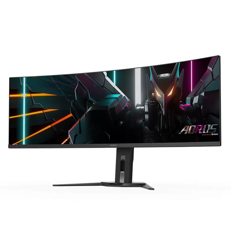 Gaming Monitor Gigabyte AORUS CO49DQ CO49DQ 49" 144Hz 5K, UHD OLED Color:black Gaming Monitor Gigabyte AORUS CO49DQ CO49DQ 49" 144Hz 5K, UHD OLED Color:black