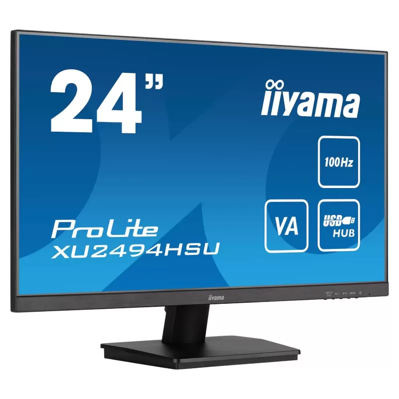 מסך מחשב IIYAMA XU2494HSU-B6 24" ProLite VA FHD 100Hz 1ms XU2494HSU-B6 23.8" צבע שחור