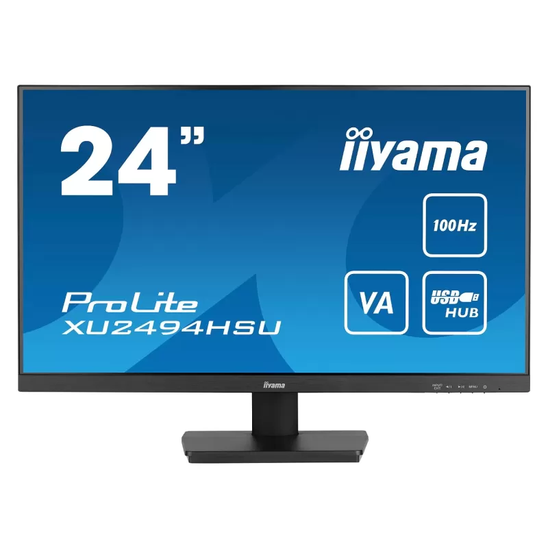 מסך מחשב IIYAMA XU2494HSU-B6 24" ProLite VA FHD 100Hz 1ms XU2494HSU-B6 23.8" צבע שחור