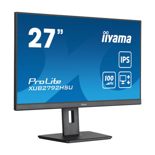 מסך גיימינג IIYAMA ProLite XUB2792HSU-B6 27" 100Hz FHD IPS צבע שחור