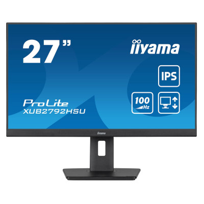 Computer Monitor IIYAMA ProLite XUB2792HSU-B6 27" 100Hz FHD IPS Color:black Computer Monitor IIYAMA ProLite XUB2792HSU-B6 27" 100Hz FHD IPS Color:black