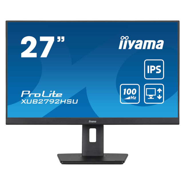 Монитор для ПК IIYAMA ProLite XUB2792HSU-B6 27" 100Hz FHD IPS Цвет:черный