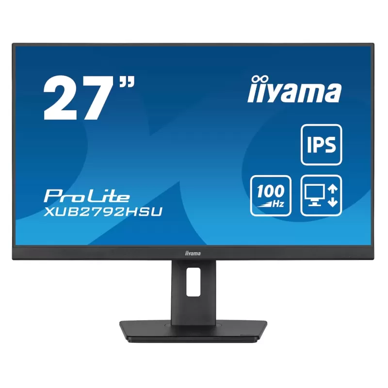 Computer Monitor IIYAMA ProLite XUB2792HSU-B6 XUB2792HSU-B6 27" 100Hz FHD IPS Color:black