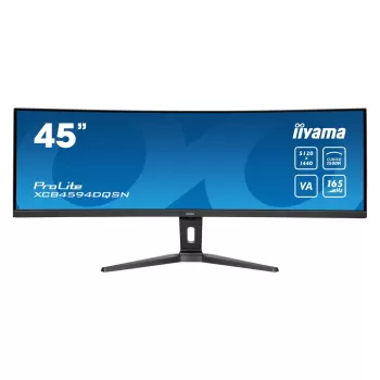 Изогнутый монитор для игр IIYAMA 45" ProLite VA Dual QHD VA 165Hz 0.8ms 1500R XCB4594DQSN-B1 изогнутый 5K, UHD Цвет:чёрный - параллельный импортер