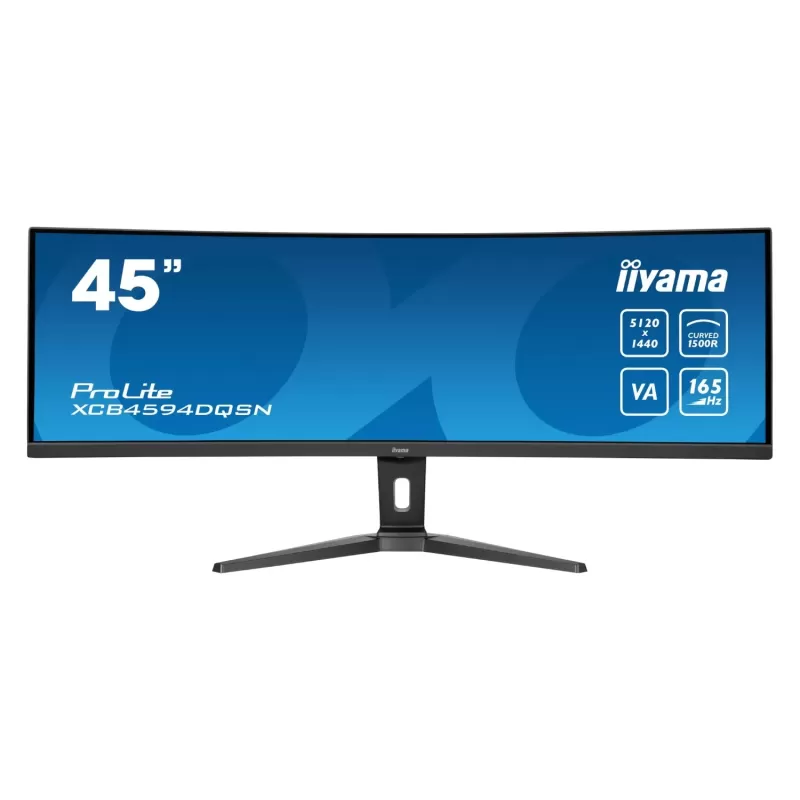 Curved gaming monitor IIYAMA 45" ProLite VA Dual QHD VA 165Hz 0.8ms 1500R XCB4594DQSN-B1 Curved 5K, UHD Color:black - parallel importer