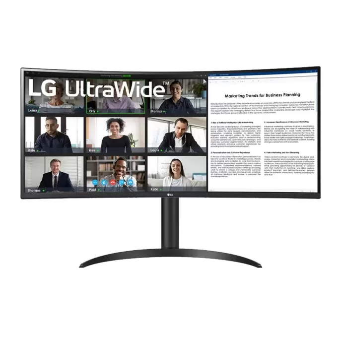 Монитор для ПК LG 34WR55QC-B 34" UltraWide VA WQHD 100Hz 5ms 1800R 34WR55QC-B 2K, QHD - параллельный импортер