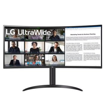 Монитор для ПК LG 34WR55QC-B 34" UltraWide VA WQHD 100Hz 5ms 1800R 34WR55QC-B - параллельный импортер