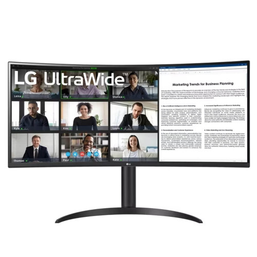 Монитор для ПК LG 34WR55QC-B 34" UltraWide VA WQHD 100Hz 5ms 1800R 34WR55QC-B - параллельный импортер