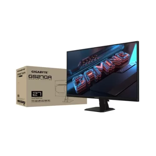Computer Monitor Gigabyte 27" GS27QA IPS QHD 180Hz 1ms GS27QA - official importer