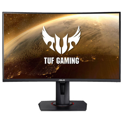 מסך גיימינג ASUS TUF GAMING VG27VQ 27" VA FHD 165Hz 1ms 1500R צבע שחור - יבואן מקביל מסך גיימינג ASUS TUF GAMING VG27VQ 27" VA FHD 165Hz 1ms 1500R צבע שחור - יבואן מקביל
