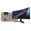 מסך מחשב קעור לגיימינג Gigabyte 34" VA QHD 180Hz 1ms 1500R G34WQCP UWQHD צבע שחור - יבואן רשמי