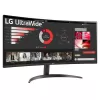 מסך מחשב LG 34" UltraWide VA QHD 100Hz 5ms 1800R 34WR50QK-B UWQHD צבע שחור - יבואן מקביל