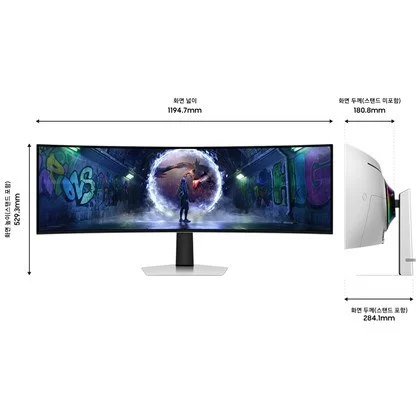 Игровой монитор Samsung Odyssey G9 S49DG932SM 49" 240Hz‎ Dual QHD OLED - параллельный импортер