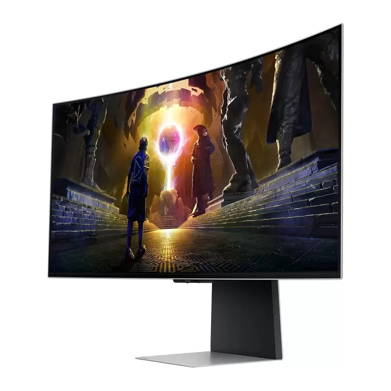 Изогнутый монитор для игр Samsung Odyssey G8 S34DG850SU 32" 175Hz UWQHD OLED Цвет:чёрный - параллельный импортер