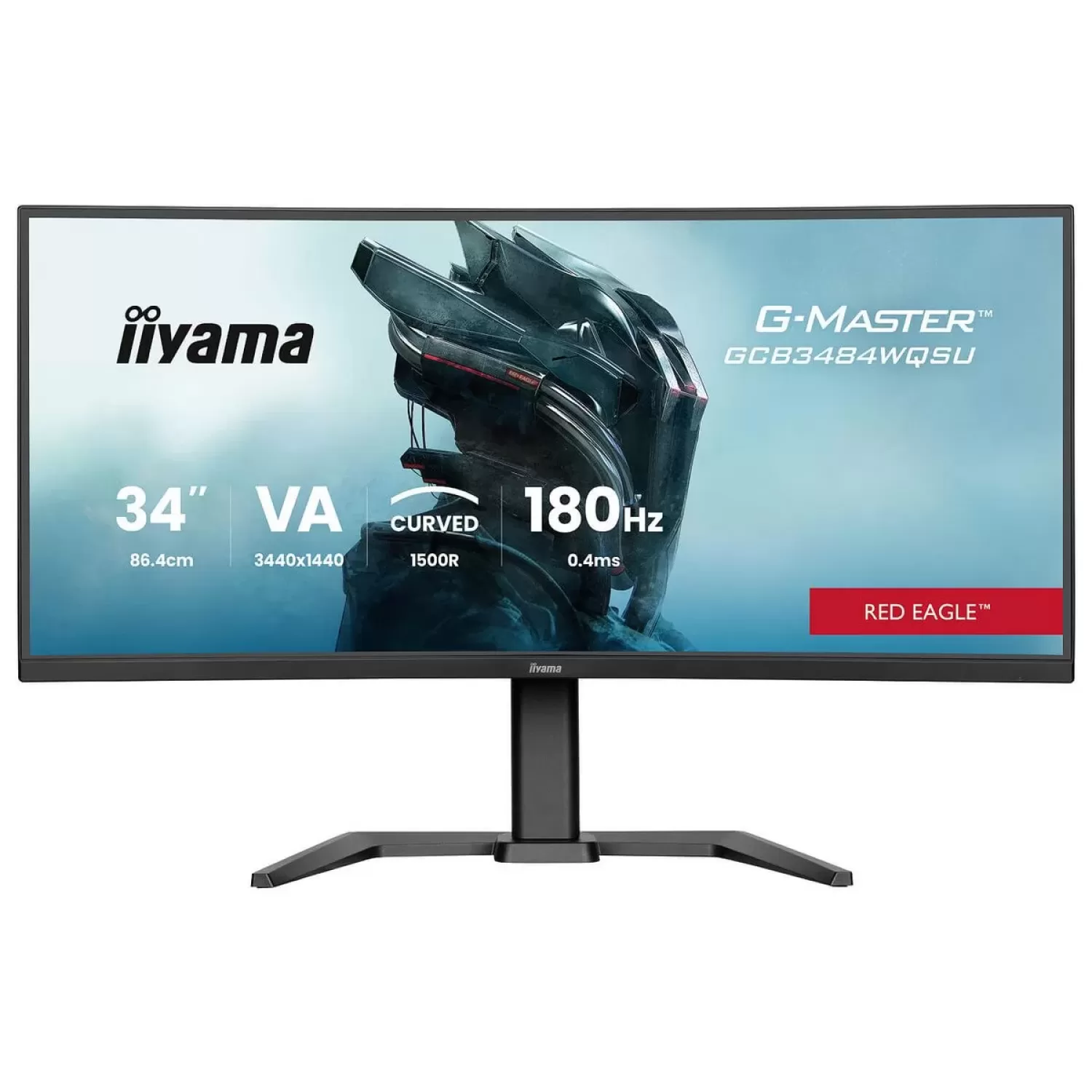 Изогнутый монитор для игр IIYAMA G-Master GCB3484WQSU-B1 34" 180Hz UWQHD VA