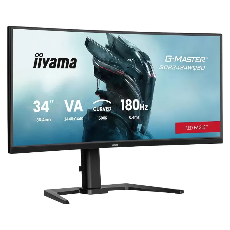 Изогнутый монитор для игр IIYAMA G-Master GCB3484WQSU-B1 34" 180Hz UWQHD VA