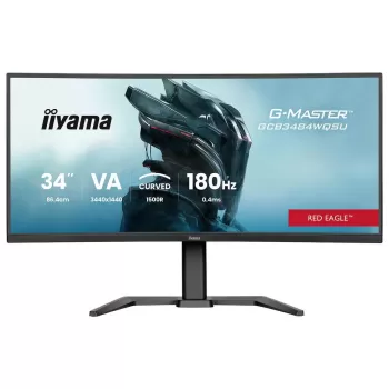 Изогнутый монитор для игр IIYAMA G-Master GCB3484WQSU-B1 34" 180Hz UWQHD VA