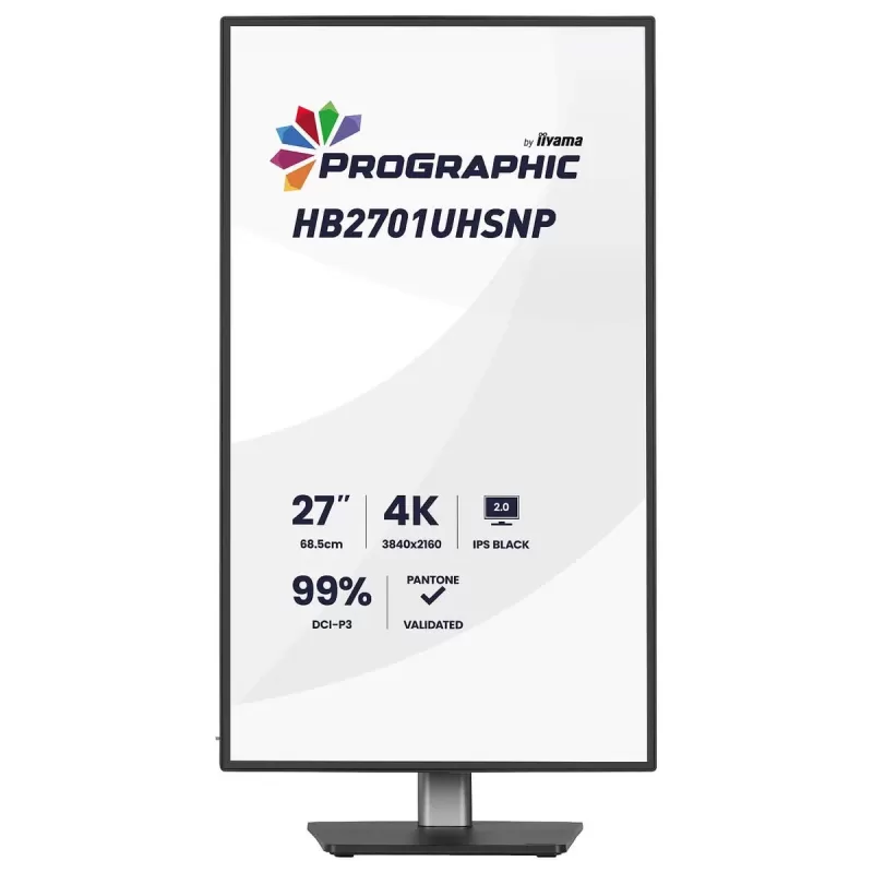 Computer Monitor IIYAMA ROG ProGraphic HB2701UHSNP-B1 27" 60Hz 4K, UHD IPS Color:black