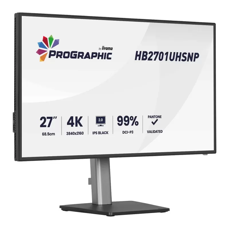 Computer Monitor IIYAMA ROG ProGraphic HB2701UHSNP-B1 27" 60Hz 4K, UHD IPS Color:black