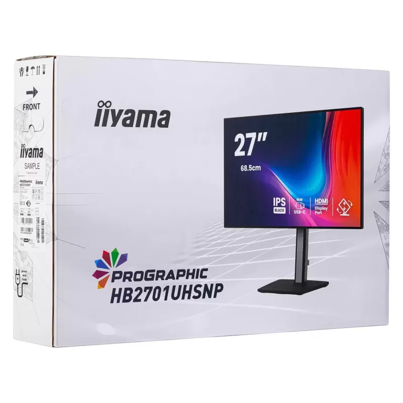 Computer Monitor IIYAMA ROG ProGraphic HB2701UHSNP-B1 27" 60Hz 4K, UHD IPS Color:black
