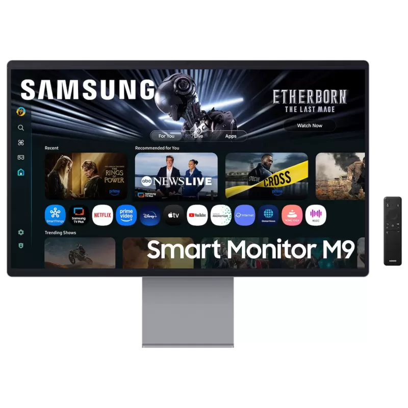 Монитор для ПК Samsung AI M9 LS32FM900SUXEN 32" 165Hz 4K, UHD OLED Цвет:серебряный - параллельный импортер