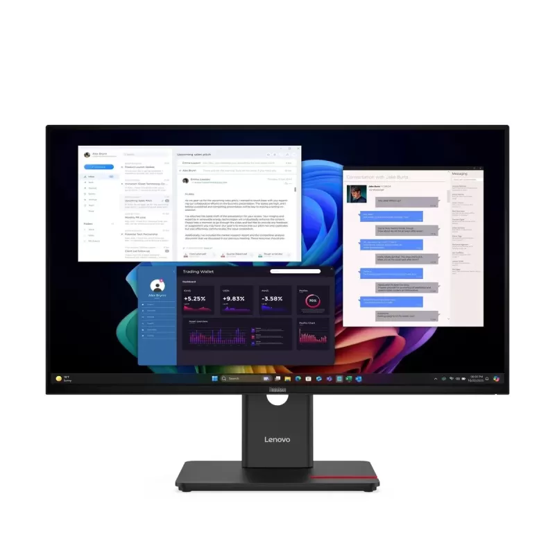 מסך מחשב Lenovo ThinkVision T27UD-40 64AFGAT2IS 27" IPS מסך מחשב Lenovo ThinkVision T27UD-40 64AFGAT2IS 27" IPS