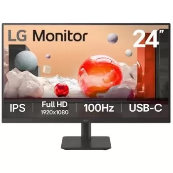 מסך מחשב LG 24 Monitor 24MS530B-B 24MS530B-B 24" IPS