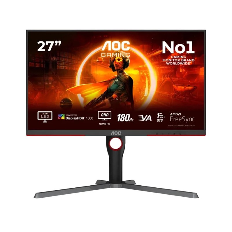 Монитор для ПК Игровой Монитор 27 Модель Q27G3XMN/BK AOC Q27G3XMN/BK