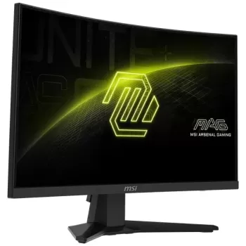 מסך מחשב גיימינג קעור MSI MAG 244C 23.6" VA צבע שחור
