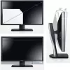 מסך מחשב Dell UltraSharp U2412M 24" FHD+ IPS צבע שחור, כסוף