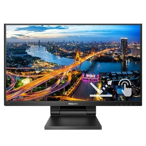LCD monitor with SmoothTouch Philips 242B1TC 23.8" 75Hz TOUCH FHD IPS Color:black - official importer LCD monitor with SmoothTouch Philips 242B1TC 23.8" 75Hz TOUCH FHD IPS Color:black - official importer