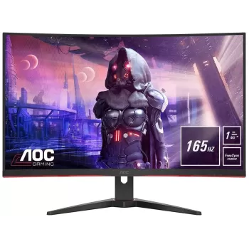 מסך גיימינג AOC C32G2AE קעור 31.5" 165Hz FHD VA צבע שחור - יבואן רשמי