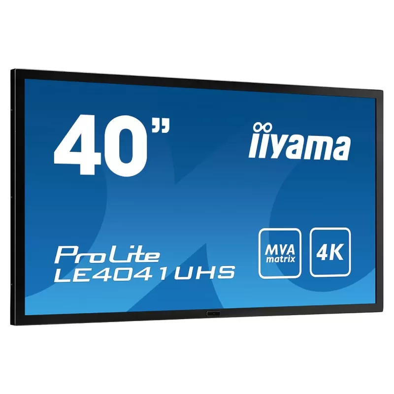 Монитор для ПК IIYAMA LE4041UHS-B1 40" ProLite 4K MVA Panel VGA DVI 2xHDMI DP LE4041UHS-B1 60Hz Цвет:чёрный
