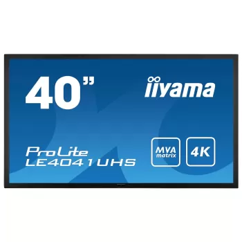 Монитор для ПК IIYAMA LE4041UHS-B1 40" ProLite 4K MVA Panel VGA DVI 2xHDMI DP LE4041UHS-B1 60Hz Цвет:чёрный