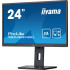 מסך מחשב IIYAMA 24" ProLite VA FHD 75Hz 4ms 23.8" 75Hz FHD VA צבע שחור