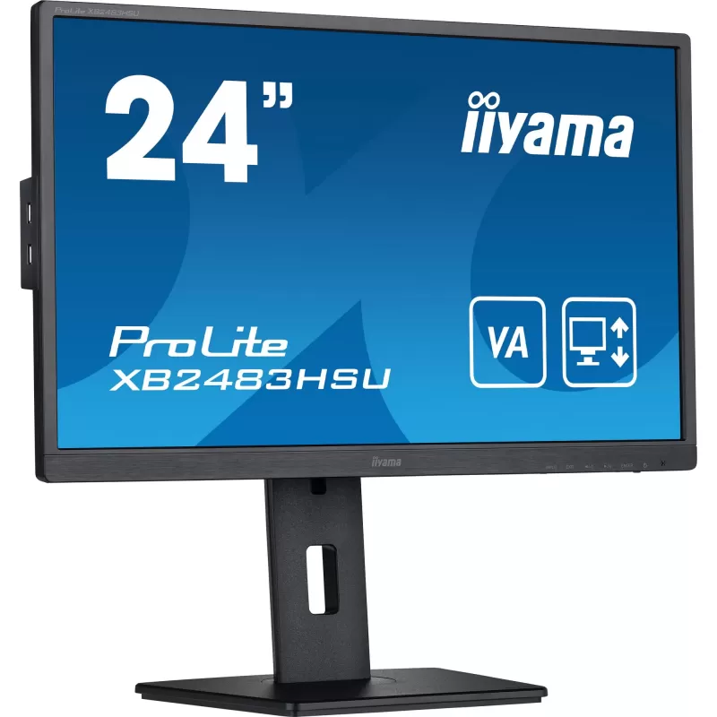 Монитор для ПК IIYAMA XB2483HSU-B5 24" ProLite VA FHD 75Hz 4ms XB2483HSU-B5 23.8" Цвет:чёрный