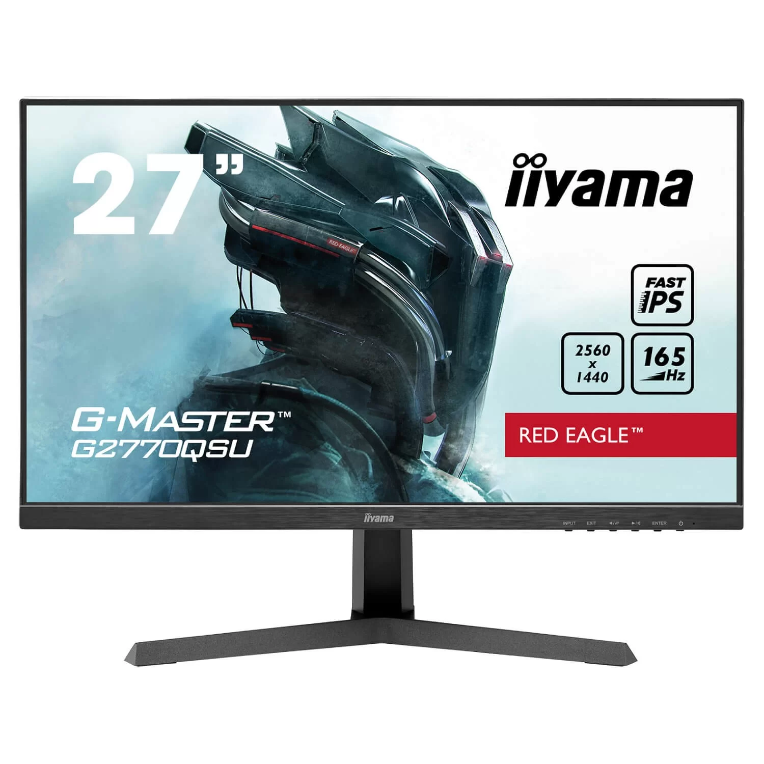 Игровой Монитор IIYAMA G-MASTER G2770QSU-B1 G2770QSU-B1 27" 165Hz 2.5K, QHD IPS