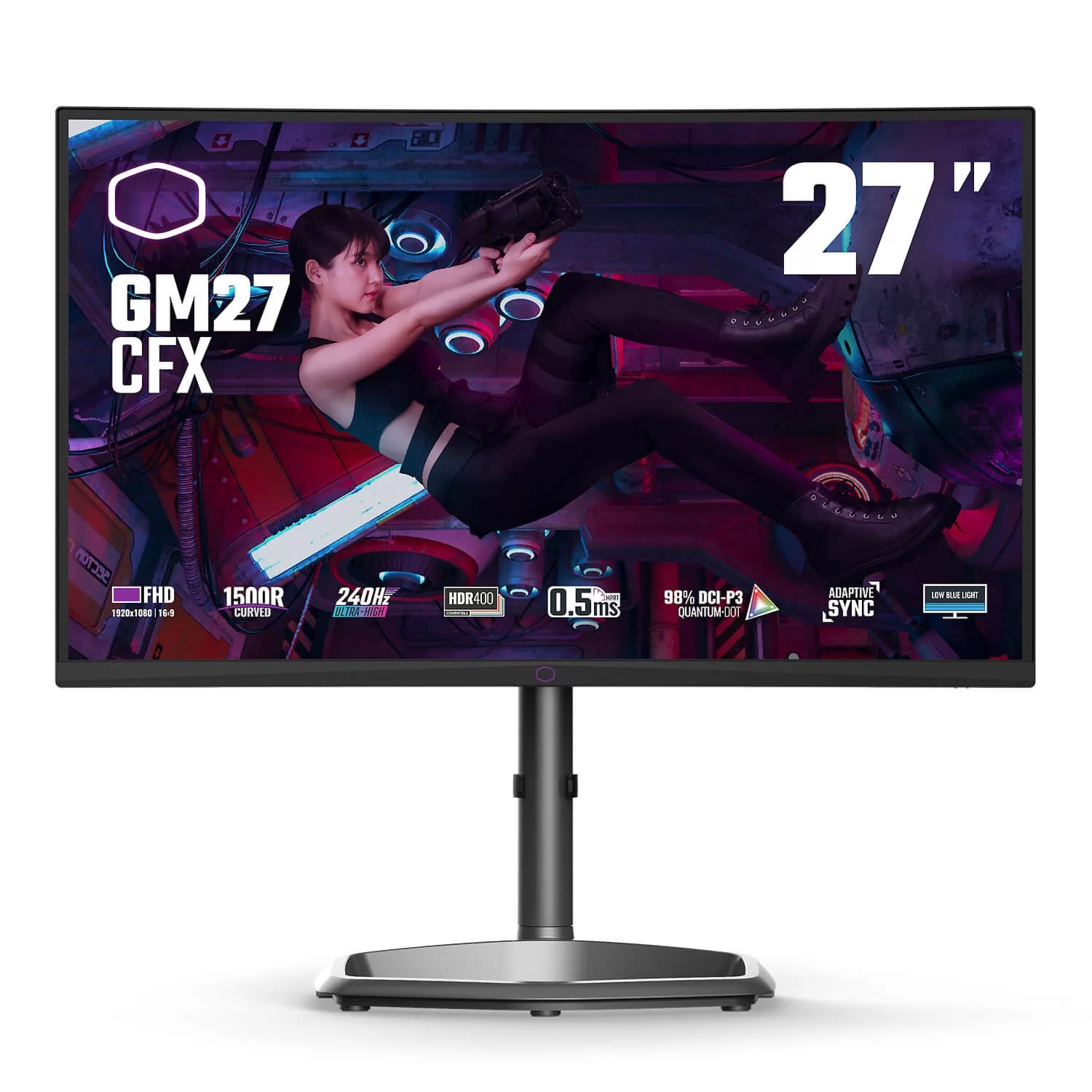 Игровой монитор Cooler Master GM27-CFX CMI-GM27-CFX 27" 240Hz FHD VA Цвет:чёрный