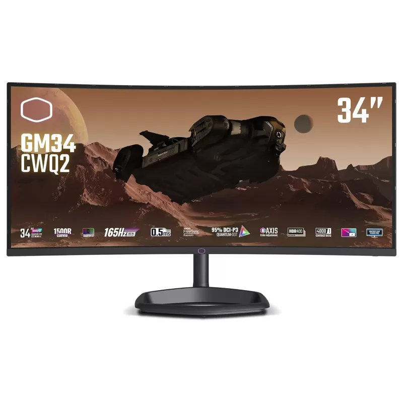 מסך מחשב Cooler Master CMI-GM34-CWQ2 34" GM34-CWQ2 VA UWQHD 180Hz 0.5ms 1500R CMI-GM34-CWQ2 2K, QHD מסך מחשב Cooler Master CMI-GM34-CWQ2 34" GM34-CWQ2 VA UWQHD 180Hz 0.5ms 1500R CMI-GM34-CWQ2 2K, QHD