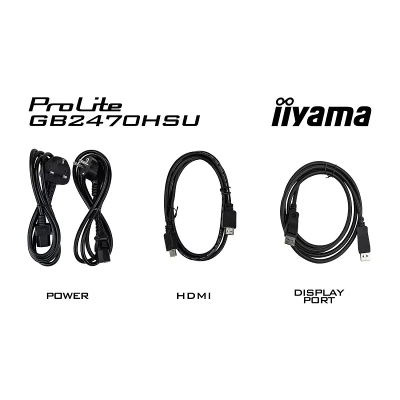 מסך מחשב IIYAMA GB2470HSU-W6 23.8" G-Master IPS FHD 180Hz 0.2ms לבן GB2470HSU-W6 27"