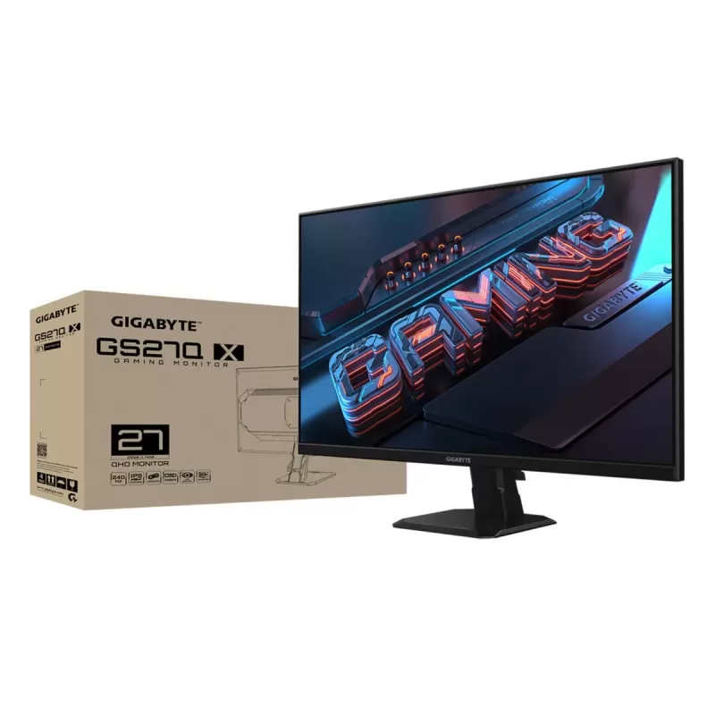 מסך מחשב Gigabyte GS27Q X 27" IPS QHD 240Hz 1ms GS27Q X