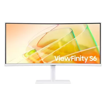 מסך מחשב קעור Samsung S34C650TAU 34" ViewFinity S6 VA UWQHD 100Hz 5ms 1000R - יבואן מקביל